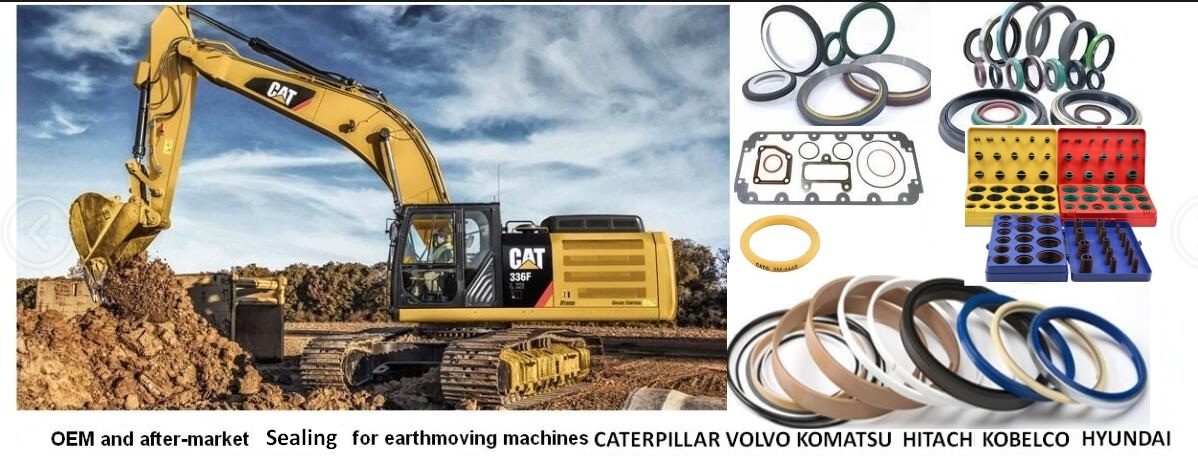 CATERPILLAR  VOLVO  KOMATSU  HITACHI    KOBELCO  HYUND,AImachines and so on
sealing solutions manufacturer for Oil Seals、Hydraulic Seals、O-rings and Gaskets
