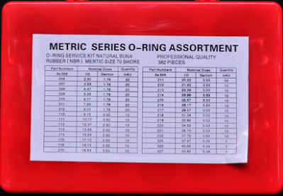 oring kit  382pcs  